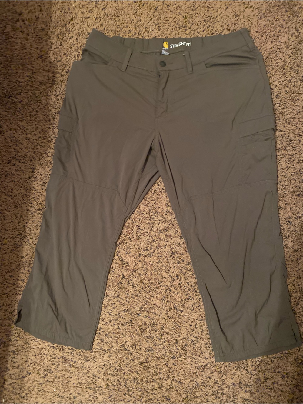 Women’s Olive Green Cargo capri
